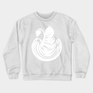 Barista Latte Art Coffee lovers Swan LATTE Crewneck Sweatshirt